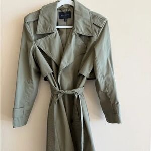 Banana Republic Women's Olive Trench Coat